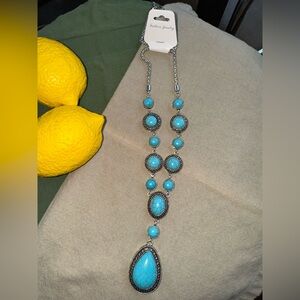 NWT Turquoise Statement Necklace